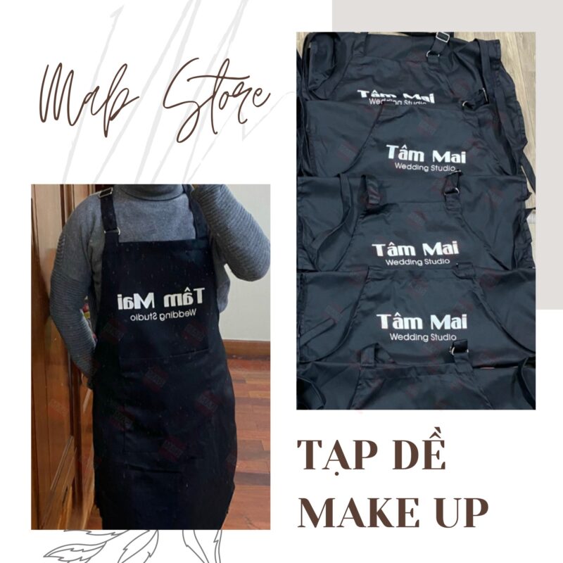 Tạp dề makeup MAB Store
